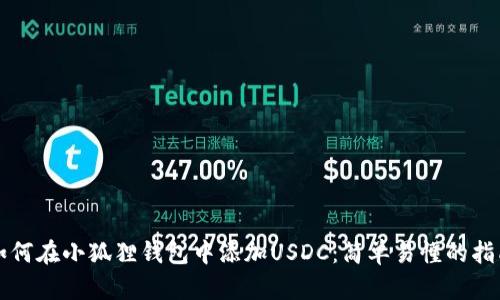 如何在小狐狸钱包中添加USDC:简单易懂的指南